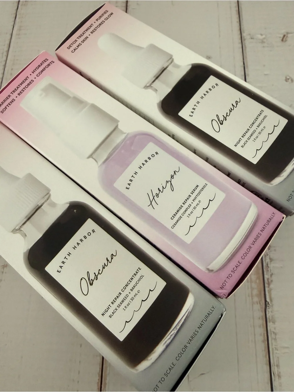 Ulta Beauty Earth Harbor Obscura & Horizon Gradient Pink White Skincare Set